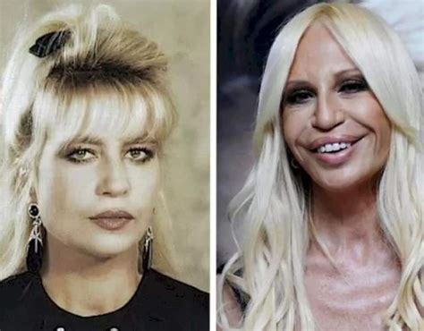 young dontella versace|what happened to donatella versace's face.